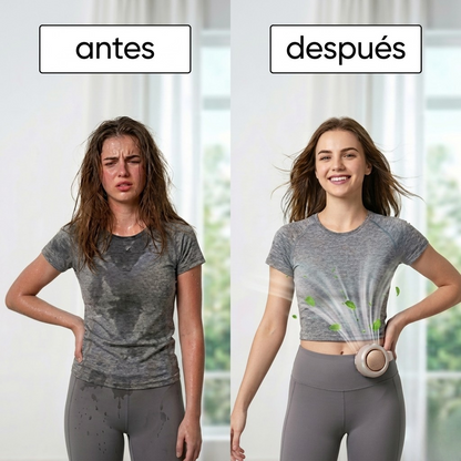 Mini ventilador portátil adaptable